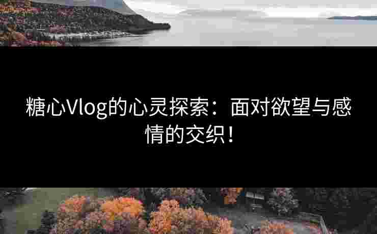 糖心Vlog的心灵探索:面对欲望与感情的交织!
